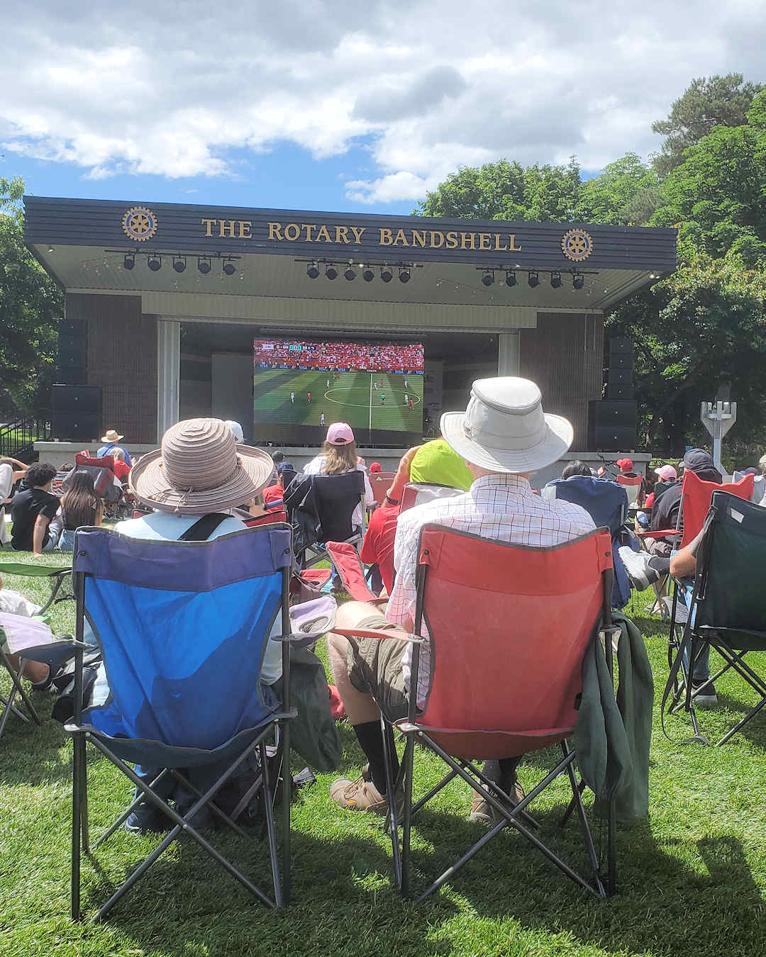 Watch Party — Riverside Park Bandshell