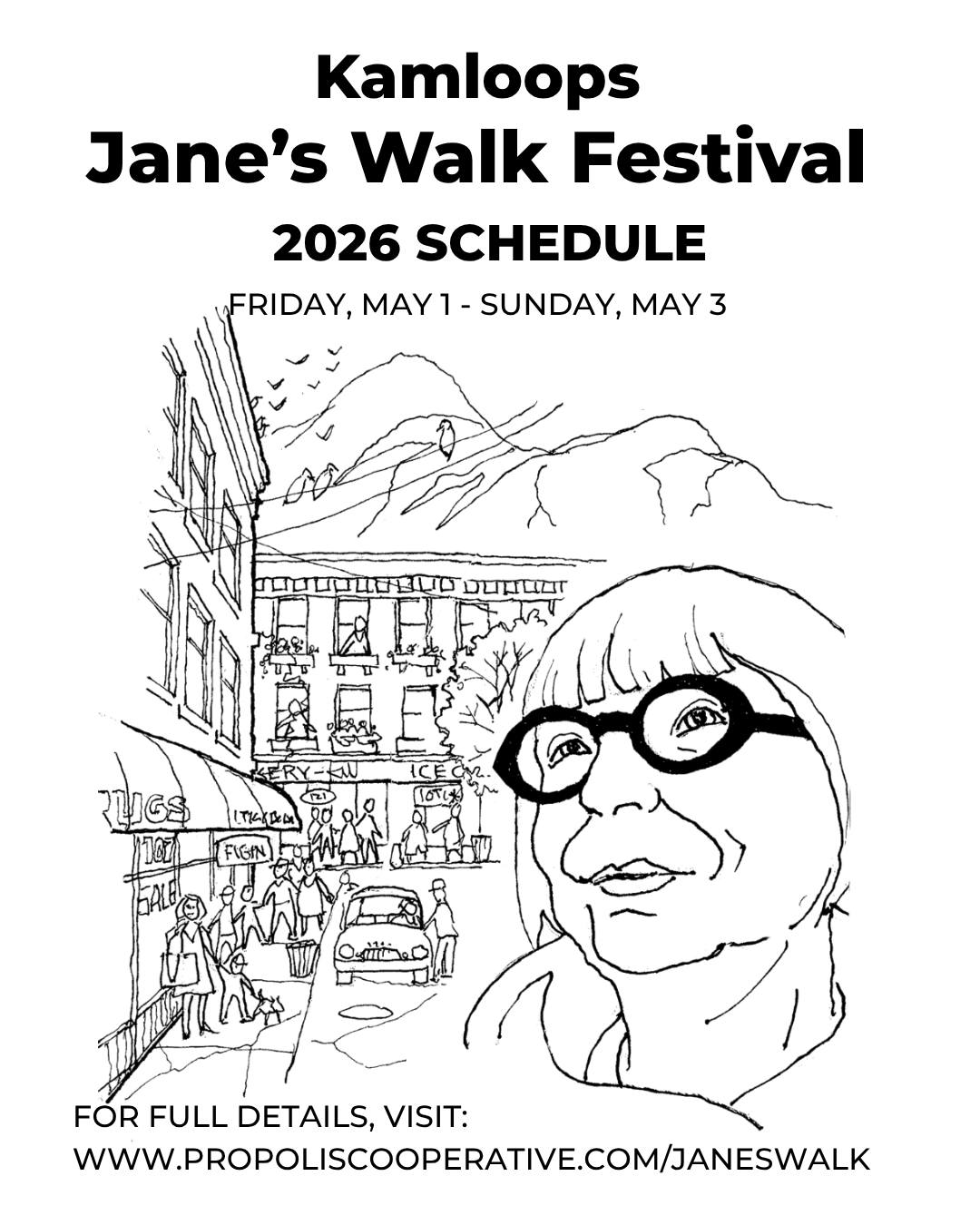 Kamloops Jane’s Walk Festival — Friday, May 1 – Sunday May 3